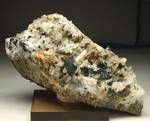 "ILVAITE, QUARTZ & CHALCOPYRITE"